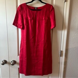 Hobbs London 100% Flax Lightweight Dress